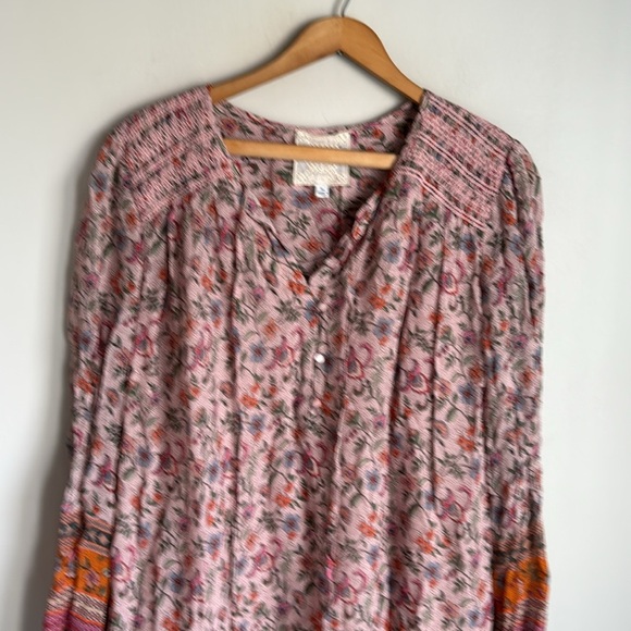 JOHNNY WAS Maha Mini Shift Dress Medium - Picture 3 of 15